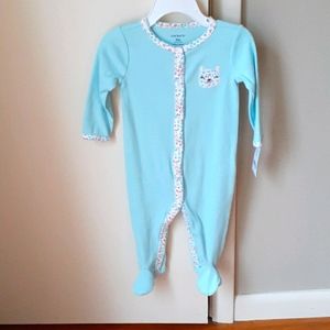 Baby girls 9month one piece sleeper